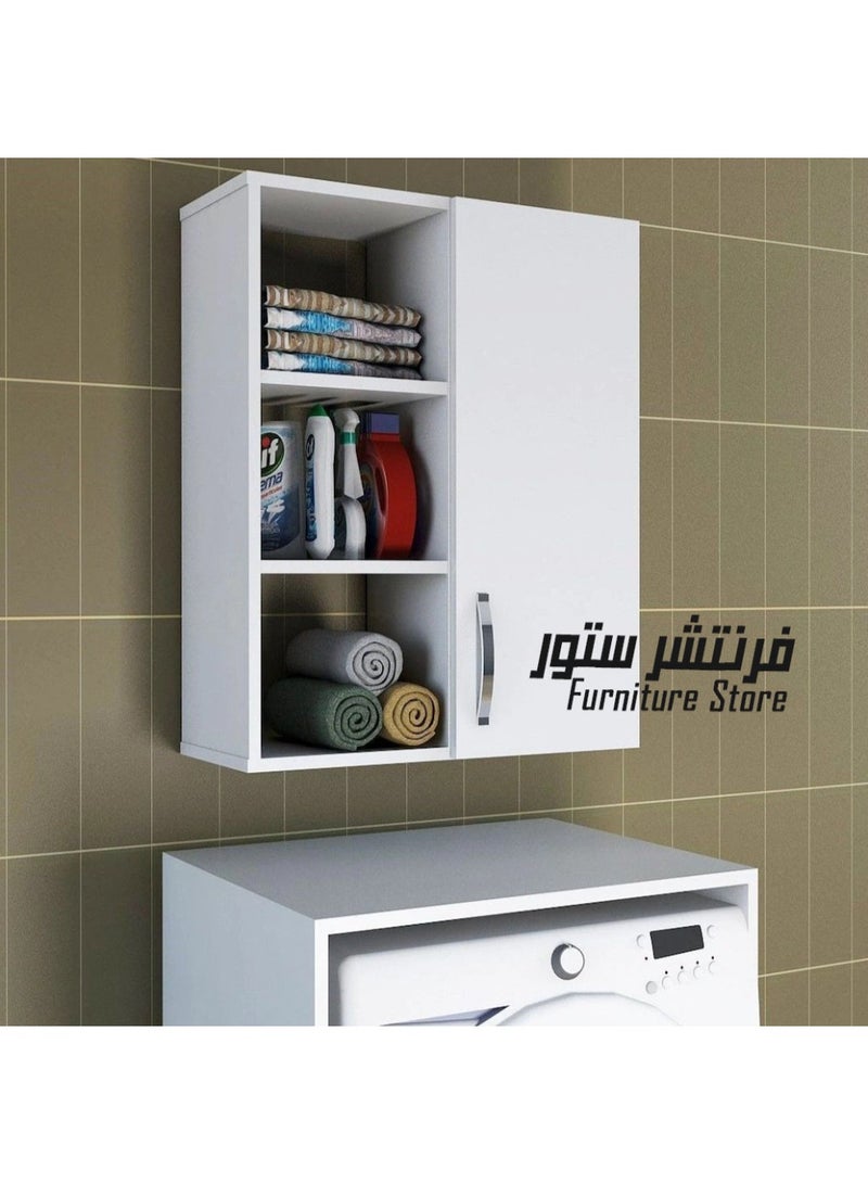 فرنتشر ستور وحدة حمام مودرن - ارتفاع 80 سم - عرض 65 سم - عمق 24 سم ، من فرنتشر ستور.  - Image 1