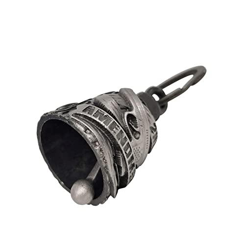 GARGOYLE BELLS Motorcycle Bell with Hanger for Biker, Good Luck Biker Bells & Motorcycle Accessories, Key Chain with Delicate Luck Bell - Image 3
