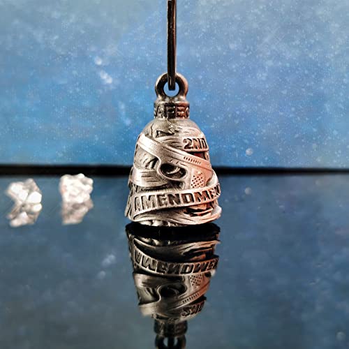 GARGOYLE BELLS Motorcycle Bell with Hanger for Biker, Good Luck Biker Bells & Motorcycle Accessories, Key Chain with Delicate Luck Bell - Image 4