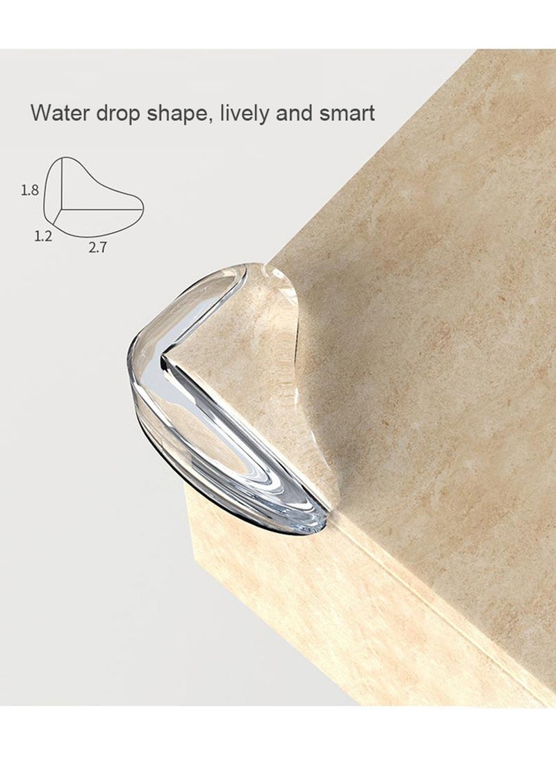 أورافلي مجموعة واقيات الزوايا من سيفتي إيدج، واقيات زوايا ناعمة من السيليكون والبولي فينيل كلوريد بطول 2 متر مع 10 واقيات زوايا لمنع الزوايا الحادة للخزائن والطاولات والأدراج وحماية سلامة الأطفال - Image 3