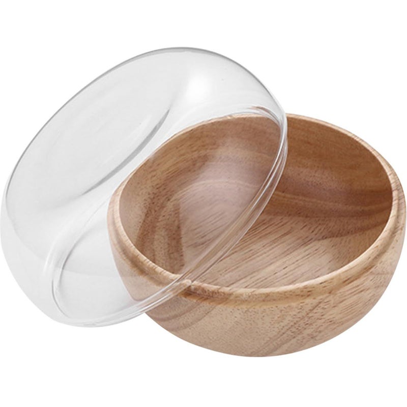Wooden Dessert Bowl with Lid Reusable for Nuts Dried Fruits Snacks and Candies Home Hospitality Use - Image 2