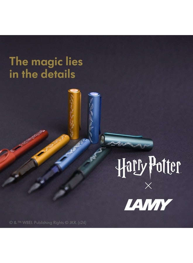 LAMY Al-Star Harry Potter Slytherin - Special Edition Fountain Pen With Engraving Of The House - Steel Nib In Size Ef - Lightweight Aluminum Body - Including Lamy T 10 Blue Cartridge - Right-Handed  - Image 4