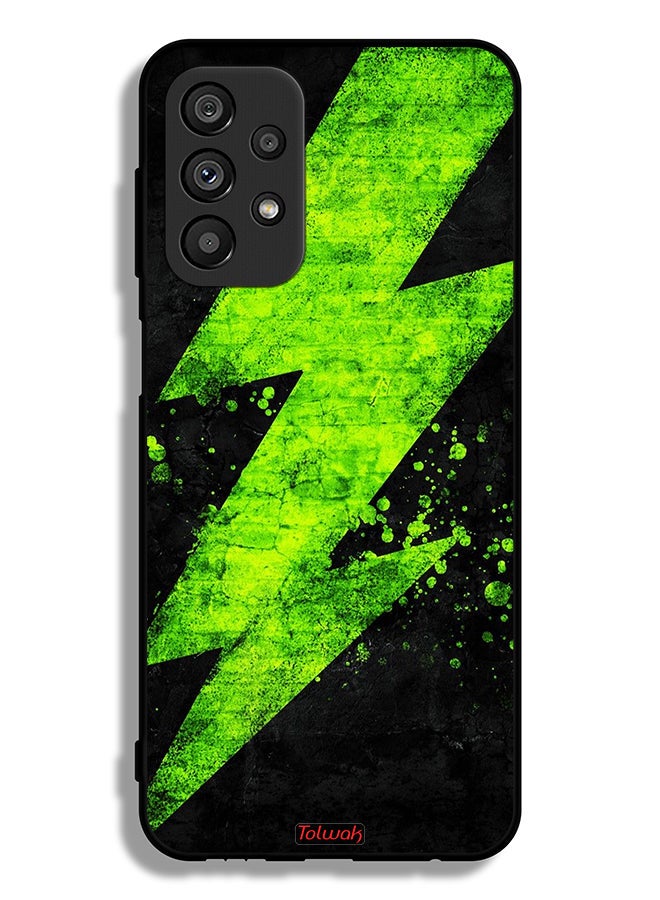 Tolwak Samsung Galaxy A23 5G Protective Case Cover Electric Pattern - Image 1