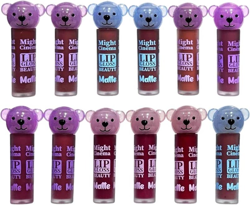 Matte Liquid Lipstick Set,Super Stay Liquid Velvet Lipstick Non-stick Cup Waterproof Long Lasting Lip Gloss Set for Women,Waterproof shade 207