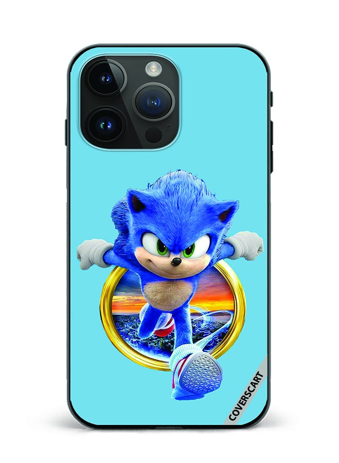 COVERSCART Protective Case Cover For Apple iPhone 12 Pro Max Sonic The Hedgehog Design Blue
