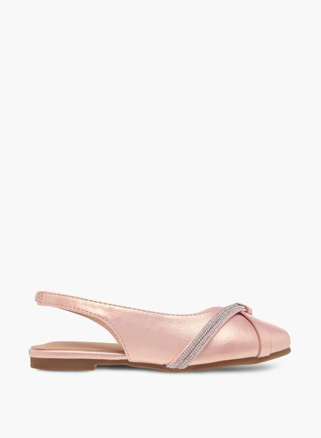 Flora Bella By Shoexpress Girls Embellished Slingback Shoes Ramadan Collection - Image 3