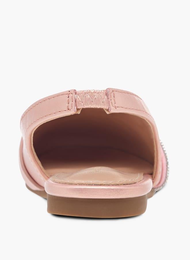 Flora Bella By Shoexpress Girls Embellished Slingback Shoes Ramadan Collection - Image 5