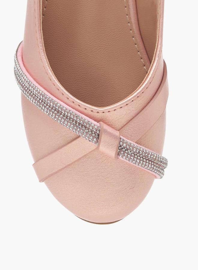 Flora Bella By Shoexpress Girls Embellished Slingback Shoes Ramadan Collection - Image 4