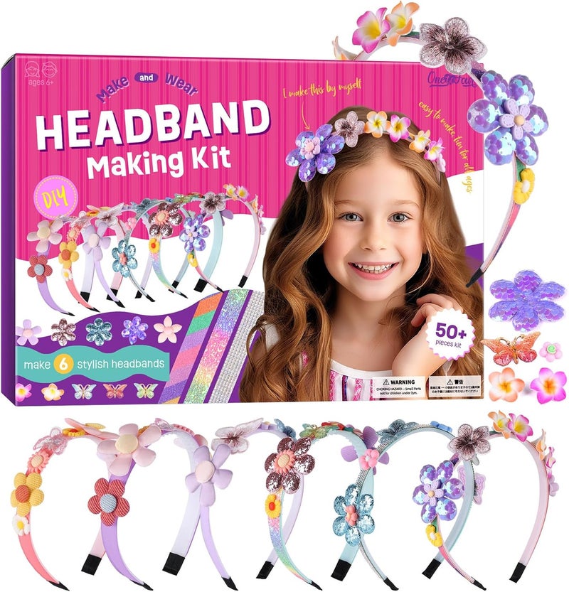 DIY Headband Making Kit for Girls - Create Your Own Fashion Accessories - Image 1