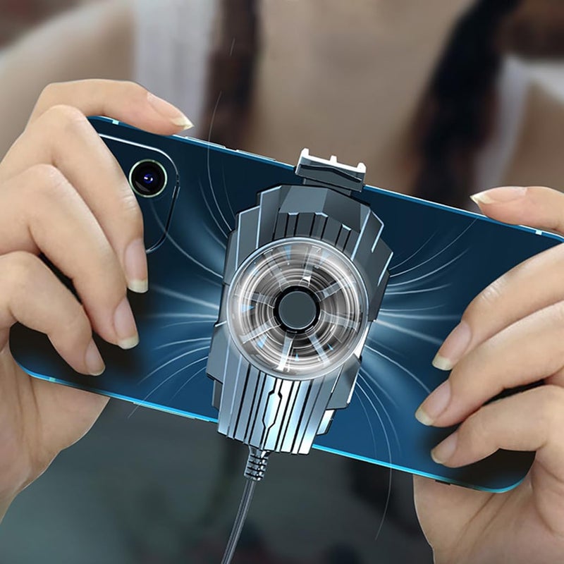 Mobilephone Cooling Fan Designed for Gaming Phone, Suitable for 4.7-7.5 Inches Heat Radiation Mobile Live Radiator - Image 3