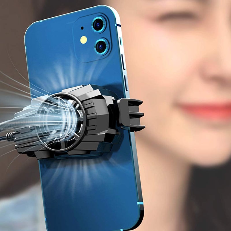 Mobilephone Cooling Fan Designed for Gaming Phone, Suitable for 4.7-7.5 Inches Heat Radiation Mobile Live Radiator - Image 4