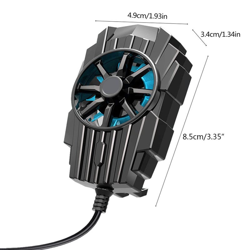 Mobilephone Cooling Fan Designed for Gaming Phone, Suitable for 4.7-7.5 Inches Heat Radiation Mobile Live Radiator - Image 5