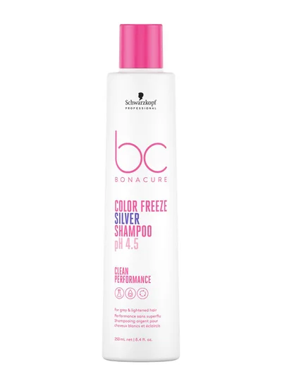 Schwarzkopf BC Clean Performance Color Freeze Silver Shampoo 250ml