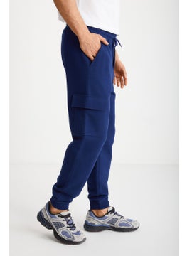GRIMELANGE Reginald Men's Navy Blue Sweatpants  - Image 4