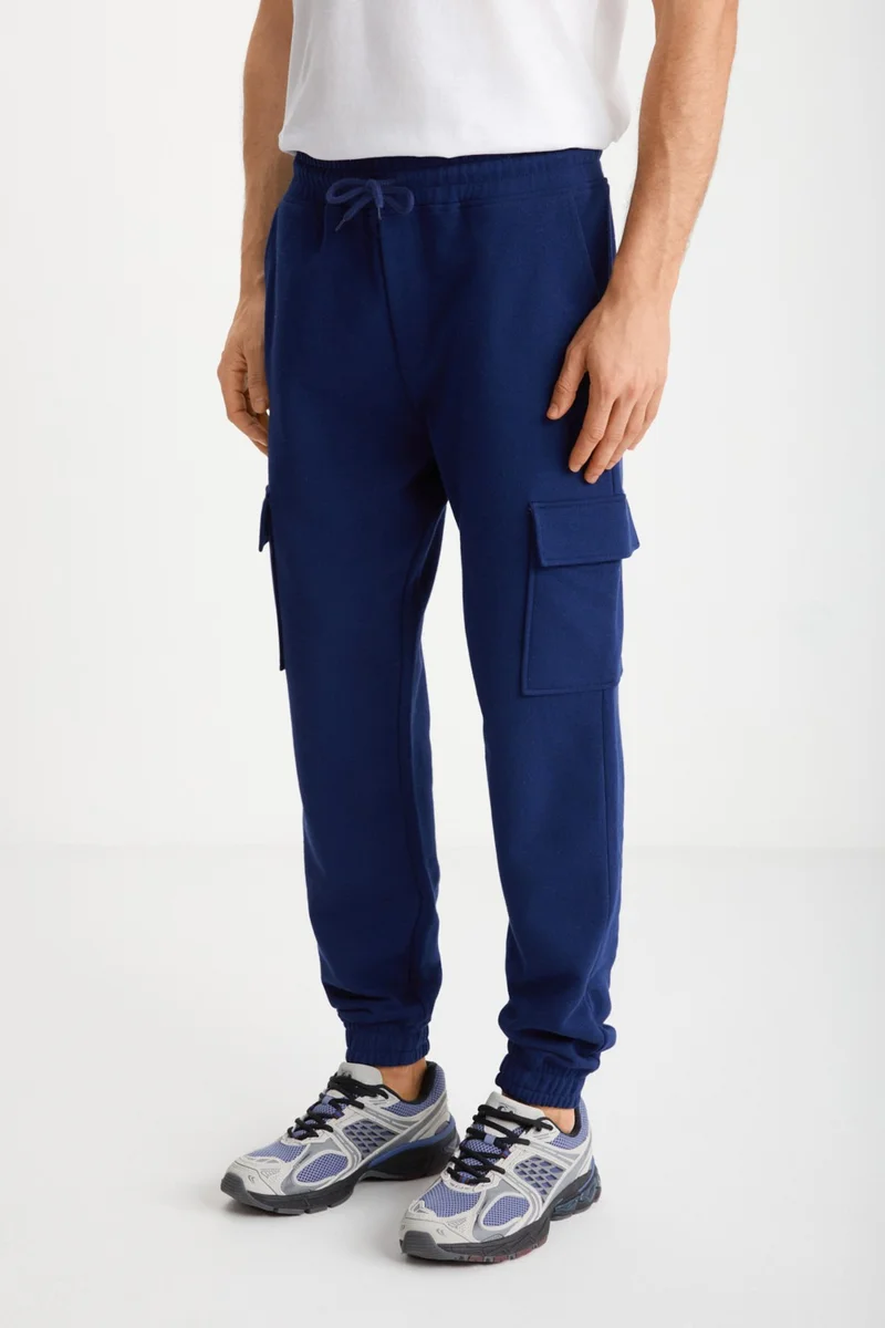 GRIMELANGE Reginald Men's Navy Blue Sweatpants