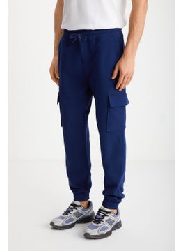 GRIMELANGE Reginald Men's Navy Blue Sweatpants  - Image 3