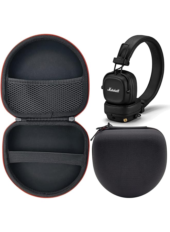erorex Compatible With Marshall Major Ii Iii Iv V Hard Shell Case Travel Storage Bag For Major 5 4 3 2 Headphones Black  - Image 1