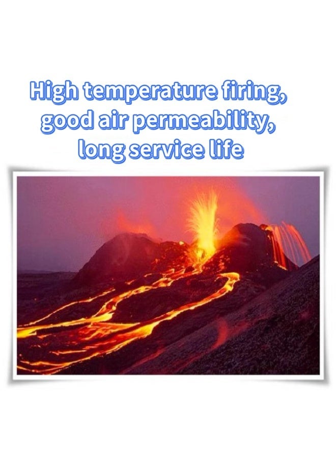 HUANXIN HOME 6pcs Aquarium Mini round Mineral Bubble Air Stone Pond Fish Tank Pump Aerator Aeration Hydroponic Oxygen Air Stone Accessories 22mm Diameter - Image 2