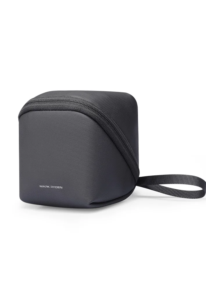 مارك رايدن حقيبة تنظيم مارك رايدن - سلسلة ، جراب سفر مدمج للإلكترونيات، الكابلات والبطاقات، حافظة أكسفورد مقاومة للماء بسحاب  – أسود أنيق