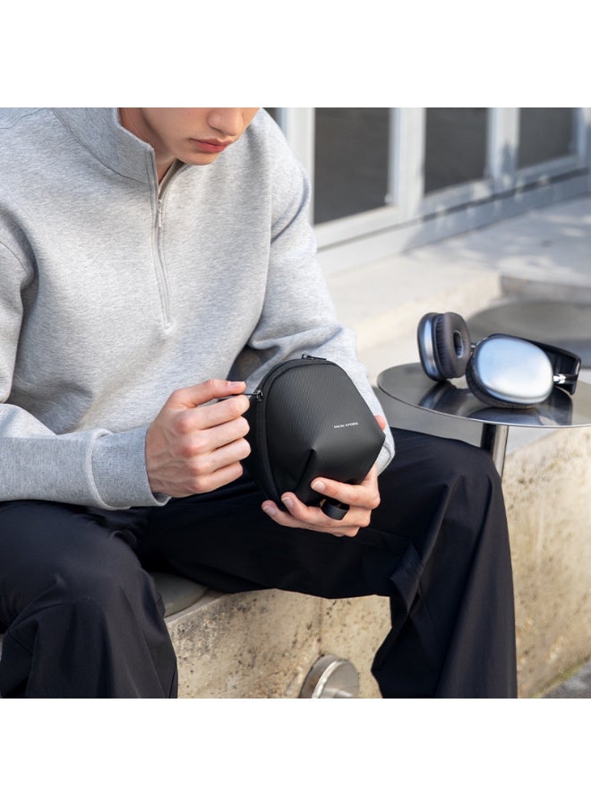 MARK RYDEN MR-54 Digital 3C Series Organizer Bag, Compact Travel Pouch for Electronics, USB, Data Cables & Cards, Water-Repellent Oxford Case with YKK Zipper – Elegant Black - Image 2