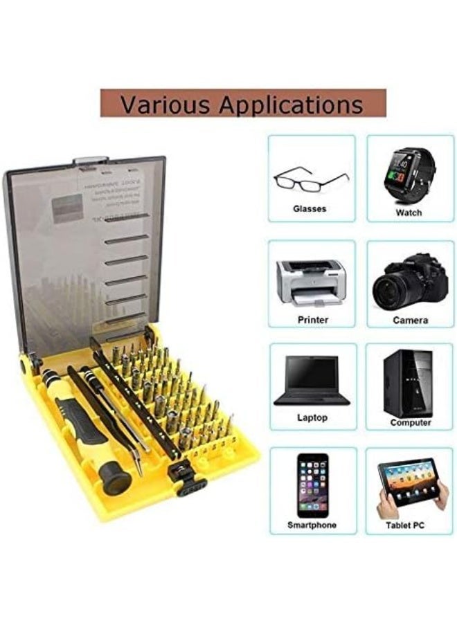 Jackly JK-6089A 45-in-1 Magnetic Precision Screwdriver Set for Mobile, Laptop, Watch, Glasses & Electronics Repair Tool Kit - Image 5