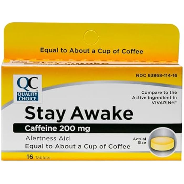 Quality Choice Stay Awake Caffeine Tablet - Image 1