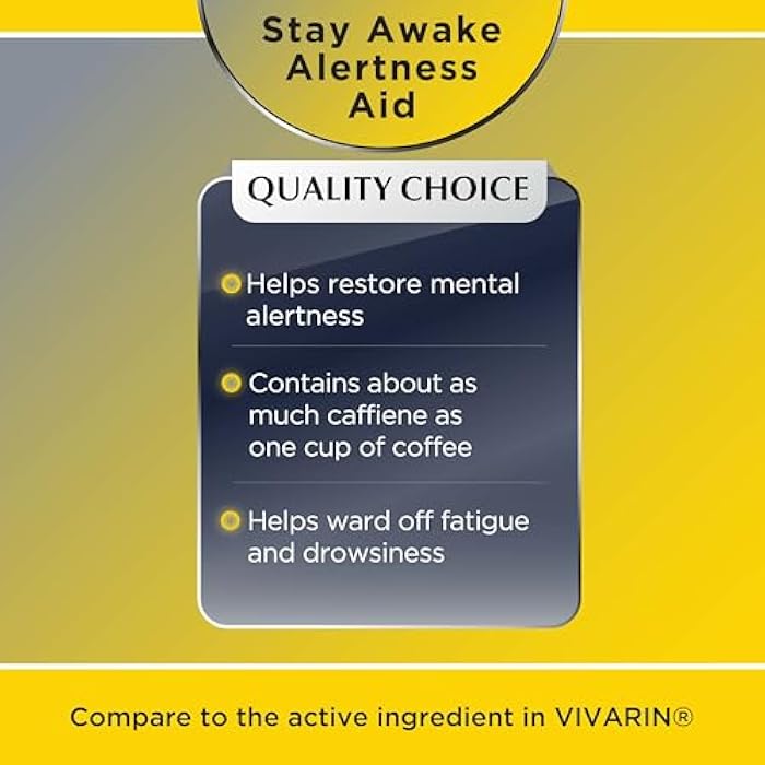 Quality Choice Stay Awake Caffeine Tablet - Image 3