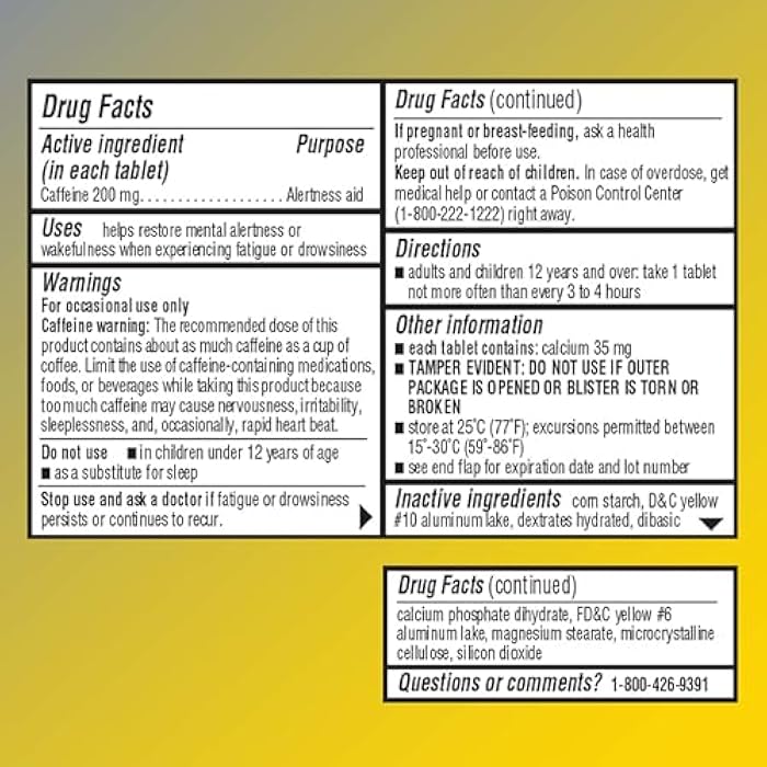 Quality Choice Stay Awake Caffeine Tablet - Image 2