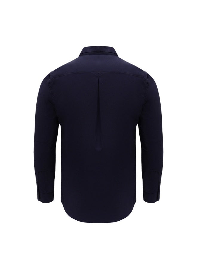 Shield Men’s UPF Ventilated Long Sleeve Shirt – Lightweight Breathable Work Shirt with Sun Protection for Outdoor Industrial Use
NAVY  COLOR - Image 2