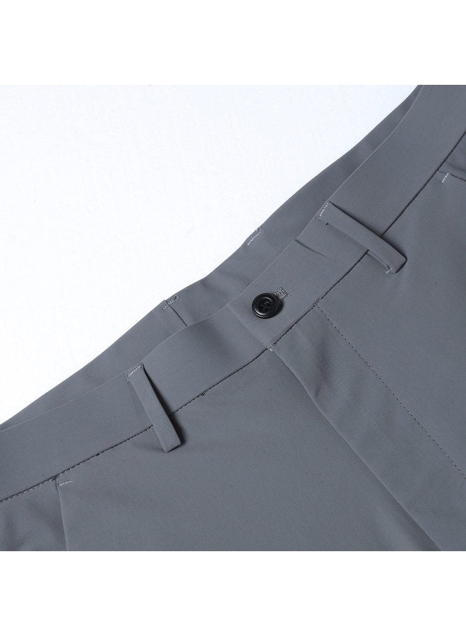 Fomoce spring/summer Men's Business Casual Pants - Skin-friendly, Breathable, Slim Fit Thin Trousers For Workplace - Image 3