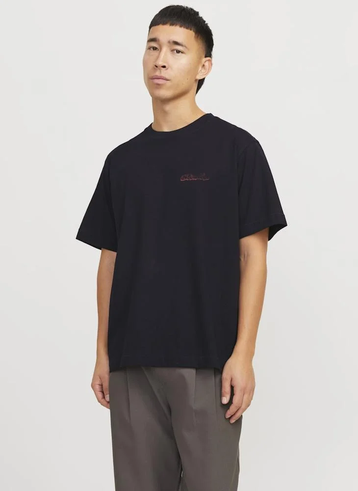 JACK & JONES Jorretiro Logo Crew Neck T-Shrt