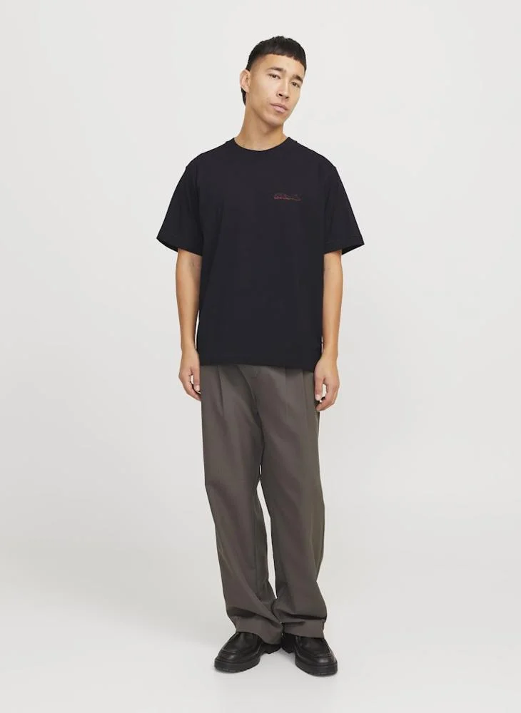 JACK & JONES Jorretiro Logo Crew Neck T-Shrt