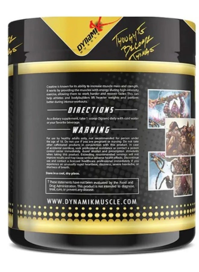 DYNAMIK MUSCLE DYNAMIK - CREATINE 300GM GOLD SERIES - Image 3