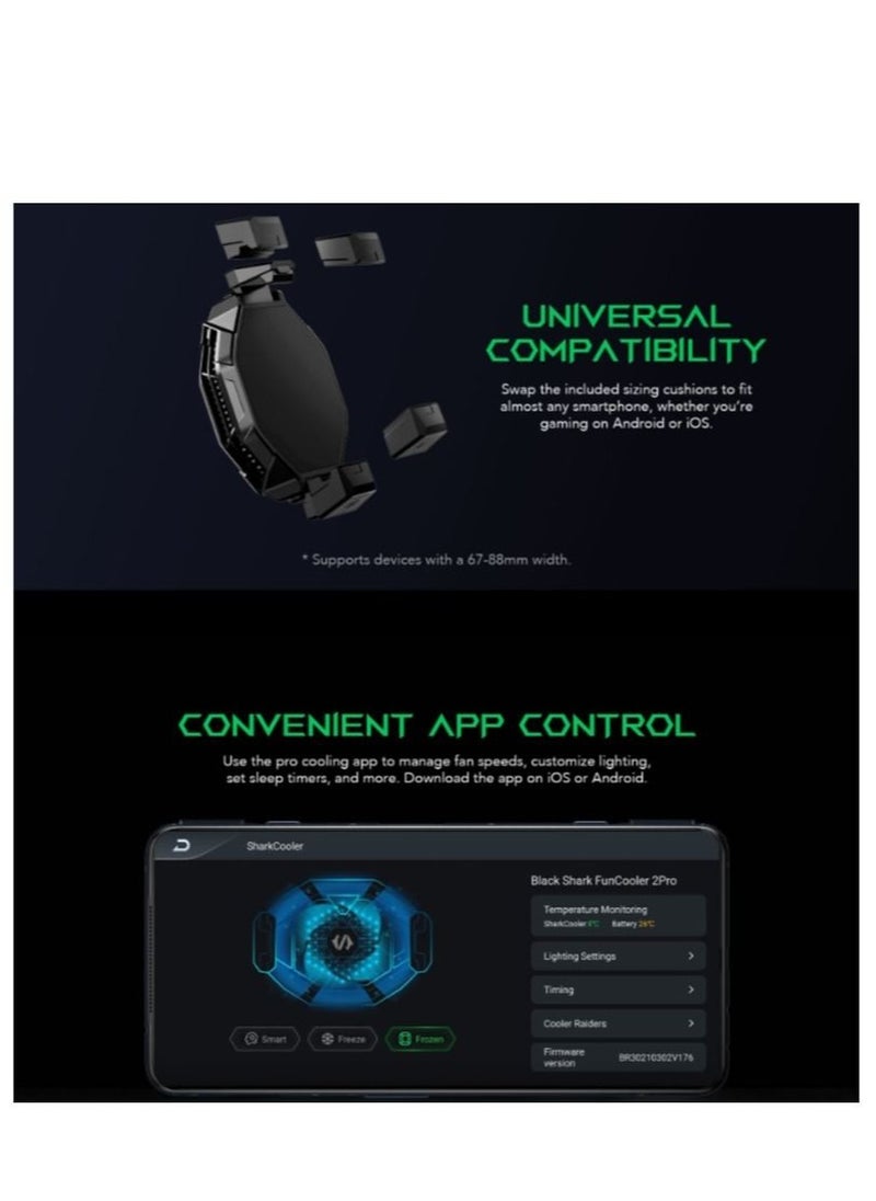 BLACK SHARK - Portable Semiconductor Refrigeration Mobile Phone Cooling Fan For Android iOS Gaming Cooler - Image 1