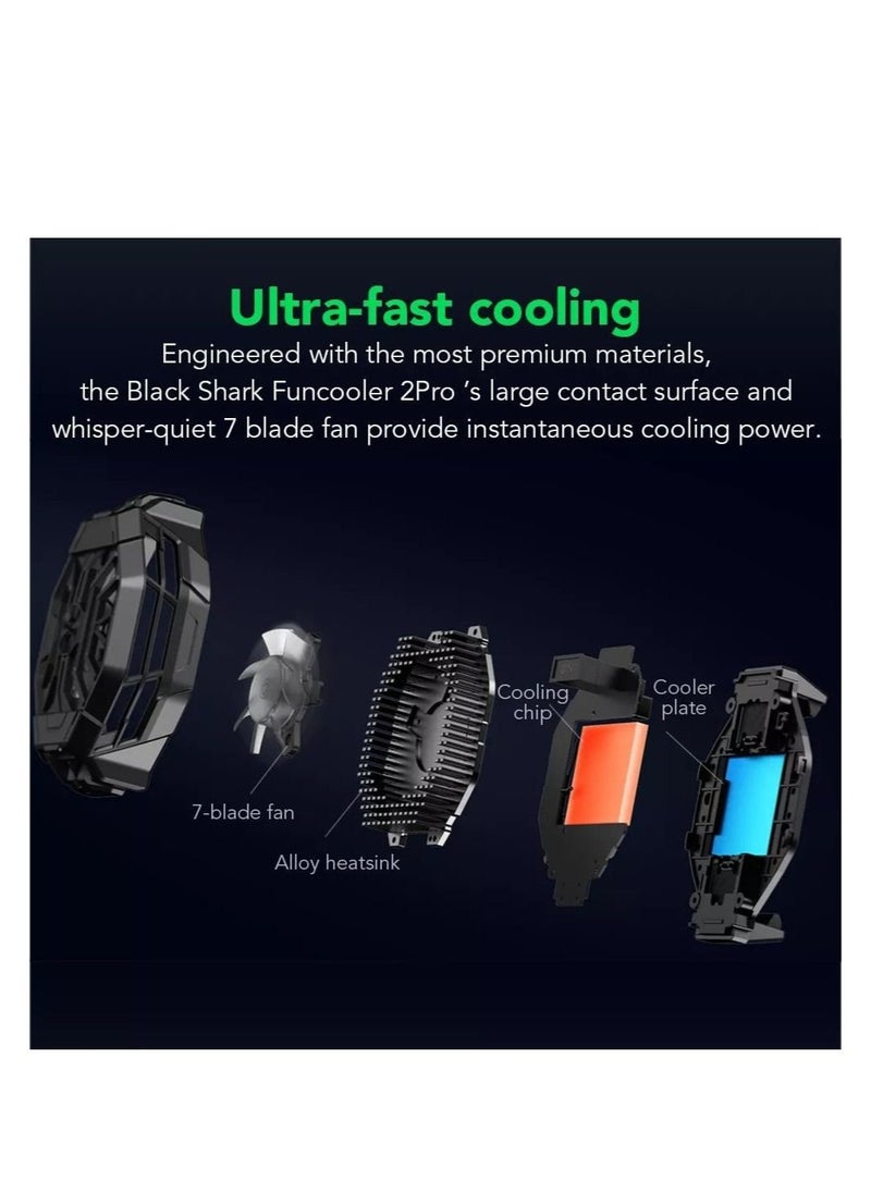 BLACK SHARK - Portable Semiconductor Refrigeration Mobile Phone Cooling Fan For Android iOS Gaming Cooler - Image 1