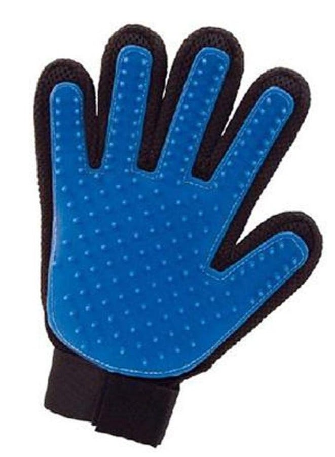 Rubik Cats Dogs Massage Glove Soft TPR Pet Bath Brush Shower Grooming Comb  - Image 1