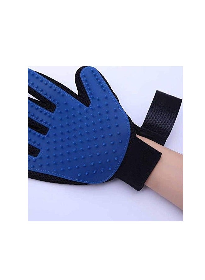 Rubik Cats Dogs Massage Glove Soft TPR Pet Bath Brush Shower Grooming Comb  - Image 4