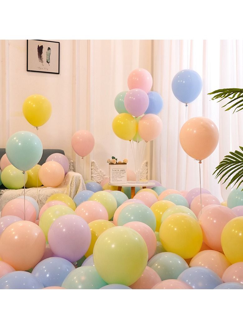 Loquat 600-Piece Multicolour Party Decoration Pearl Latex 15 Inch Balloon With Pump