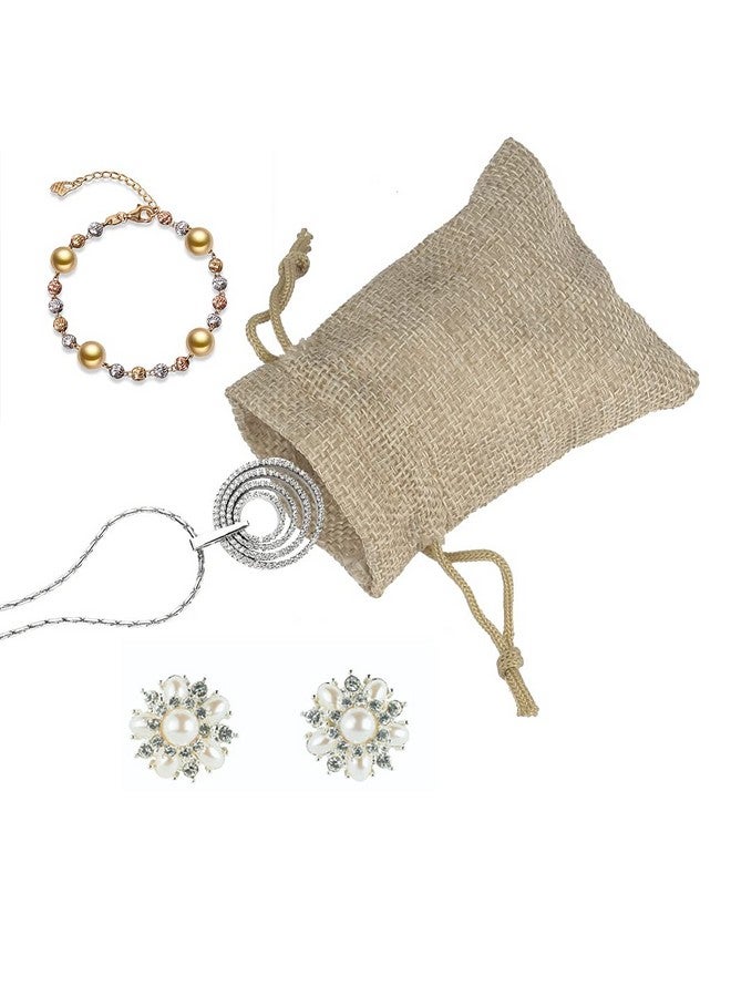 Hapdoo Lot Of 30 Burlap Bags With Drawstring Gift Bags Jewelry Pouches Sacks For Wedding Party And Diy Craft, 5 X 7 Inches - Image 4