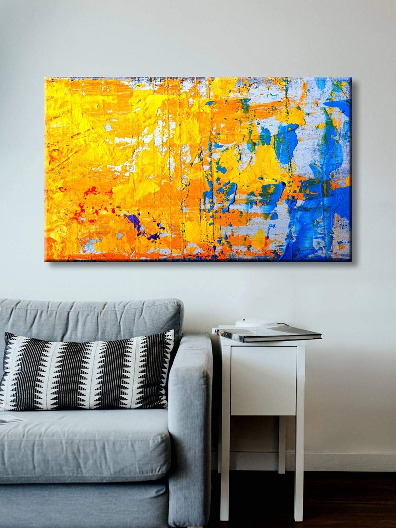 999Store Wooden Stretched Framed wall painting paintings for living room big size abstract canvas Wall Painting home dcor Abstract Contemporary frames modern stylish hanging Canvas 24X36 Inches Strectched Canvas FLPSZ231072017072