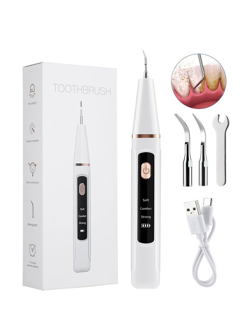 general جهاز إزالة الجير بالموجات فوق الصوتية، أداة تبييض الأسنان، 3 نماذج قابلة للتعديل، للاستخدام المنزلي والسفر - Image 2