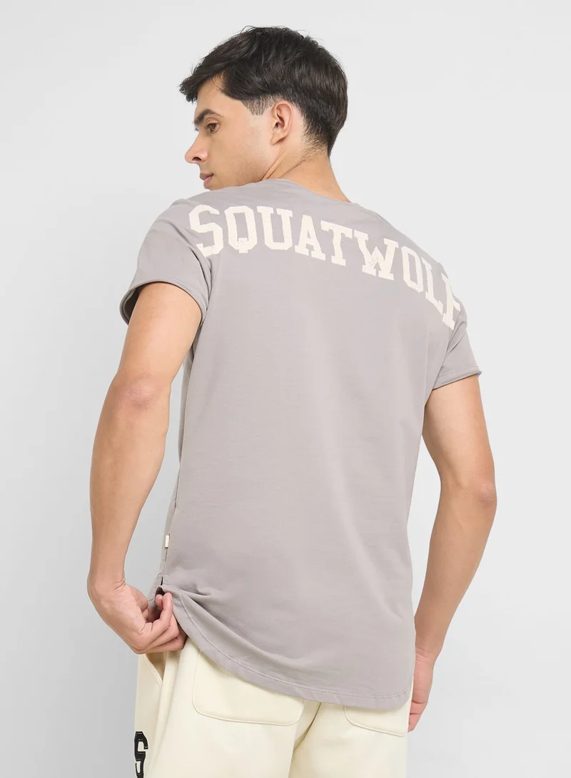 SQUATWOLF The Legacy Muscle V Neck Tee