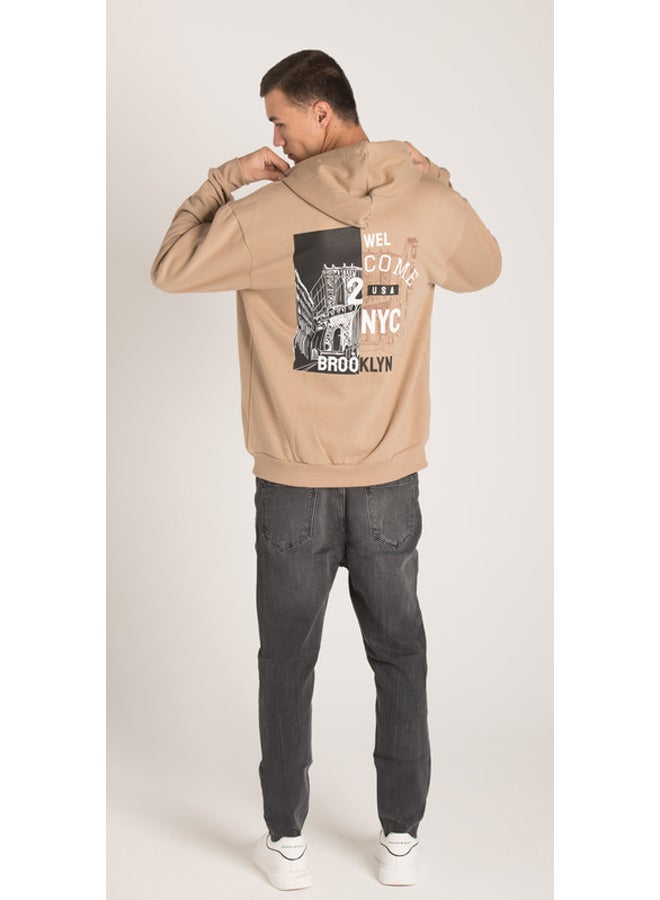 Marco Bergamo SWEATSHIRT  HOOD BACK PRINT  - Image 3