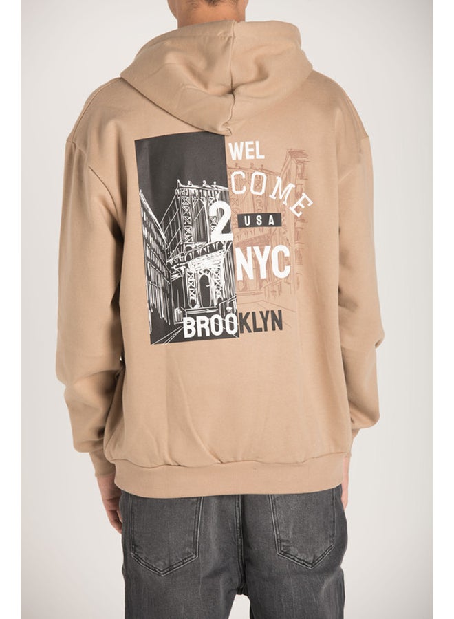 Marco Bergamo SWEATSHIRT  HOOD BACK PRINT  - Image 4