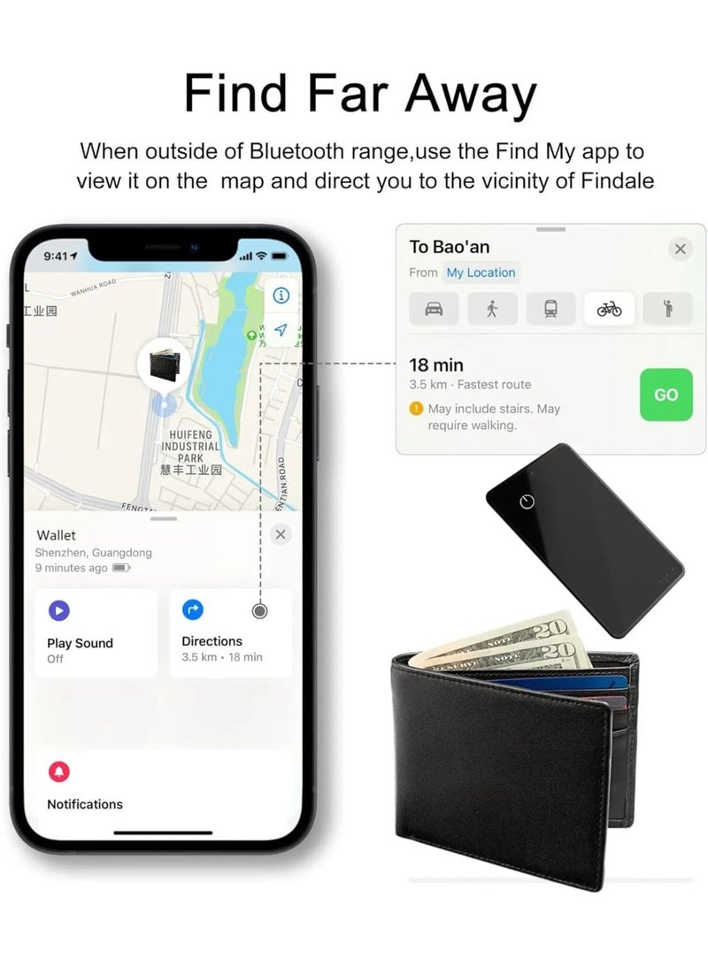 Wallet Finder with NFC Function, Smart Card Finder, Find My Device Tracker, Locator for Wallet and Cards – Convenient NFC Technology, Easy Tracking, Compact Design, Ideal for Everyday Use  - Image 3