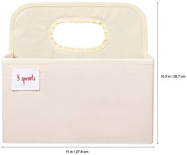 3 Sprouts Baby Diaper Caddy - Organizer Basket For Nursery, Bear - Image 4