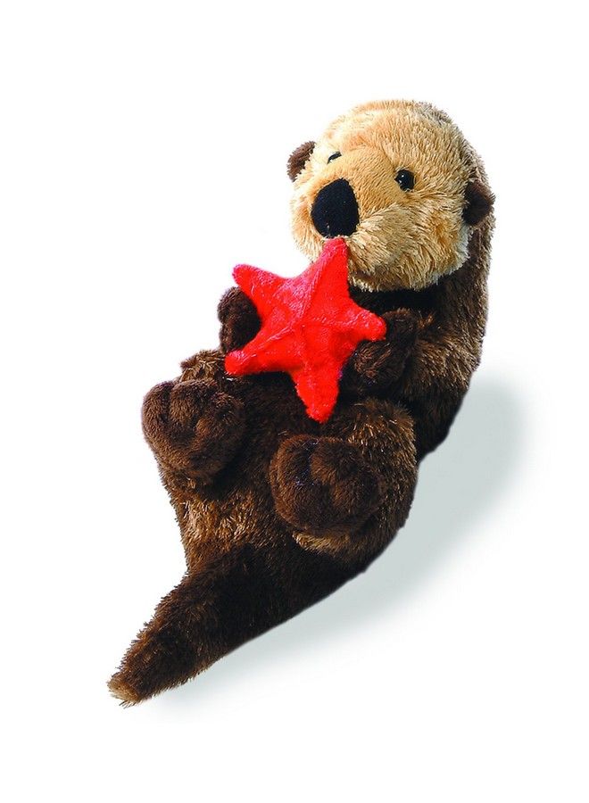 Aurora World Aurora Mini Flopsie 8" Otto Sea Otter With Starfish - Image 1