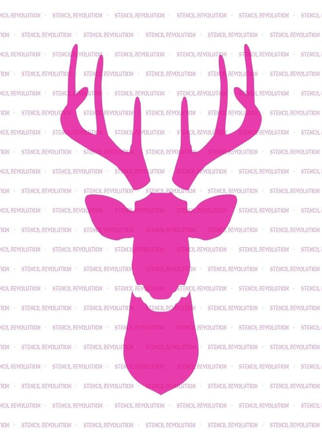 Devasya Crafts Deer Head Cookie Stencil Template - Reusable & Durable Food Safe Stencils for Cookies and Baking - Image 3
