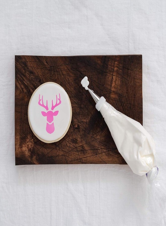 Devasya Crafts Deer Head Cookie Stencil Template - Reusable & Durable Food Safe Stencils for Cookies and Baking - Image 5