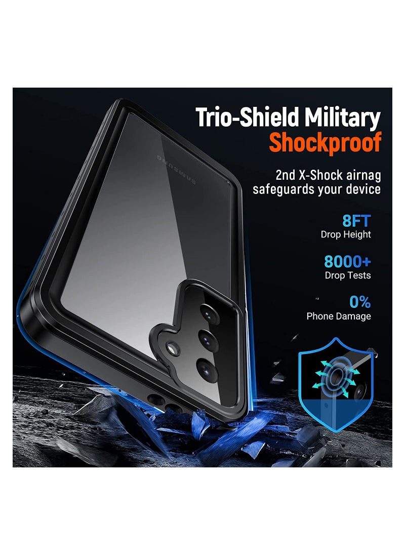 Generic - Samsung Galaxy S21 Case Waterproof,S21 5G Case with Built in Screen Protector,Dustproof Shockproof Full Body Underwater Protective Case for Galaxy S21 6.2’’ Black - Image 1